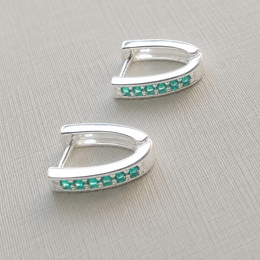 Brinco Argola com Micro Zircônia