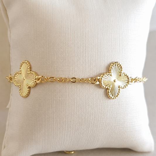 Pulseira Trevo Dourado